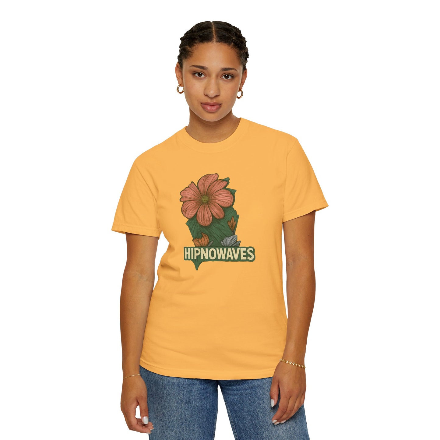 Floral Graphic T-Shirt, Unisex Apparel, Hipnowaves Tee, Nature Lover Gift, Casual Wear, Summer Essentials