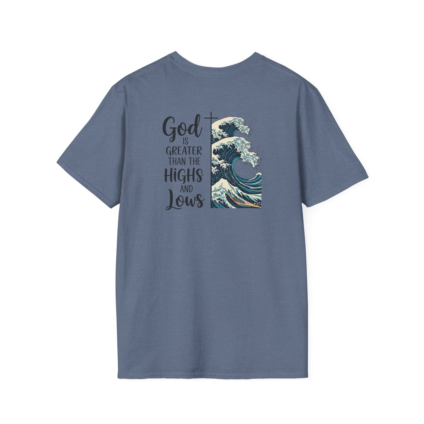 God is Greater Unisex T-Shirt - Inspirational Tee, Faith Shirt, Casual Wear, Gift for Believers, Christian Apparel