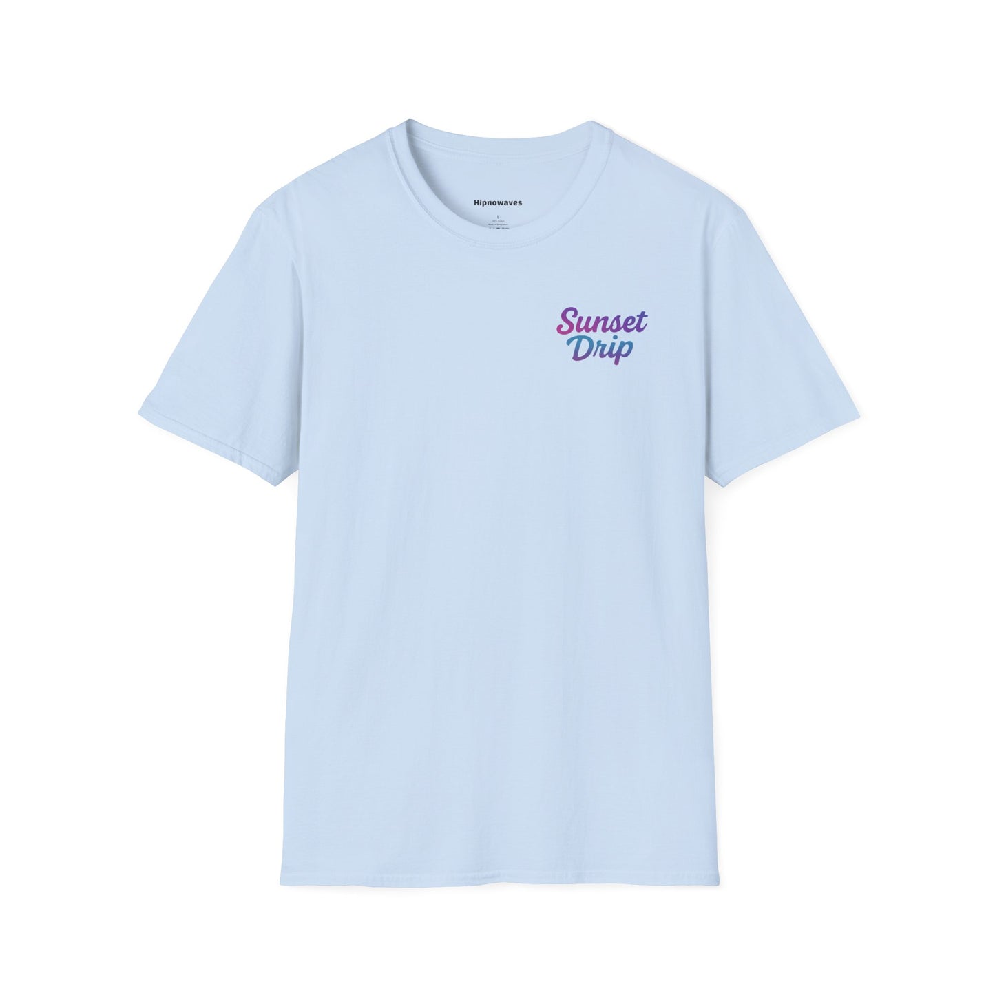 Sunset Drip T-Shirt | Retro Vibe Tee for Summer Adventures, Beachwear, Vacation, Gift Idea, Unisex Softstyle Apparel