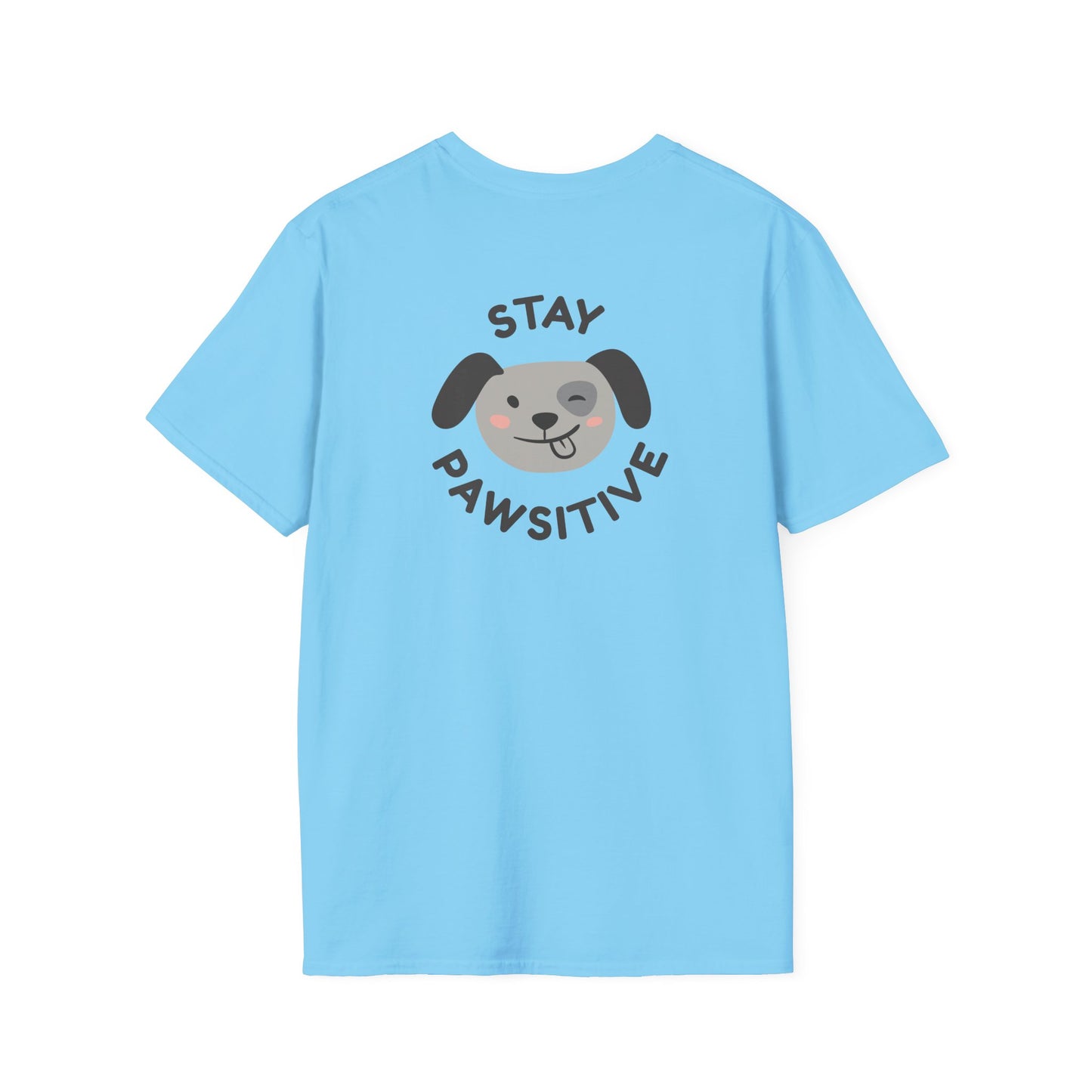 Pawsitive Vibes T-Shirt - Perfect for Dog Lovers, Animal Advocates, Pet Owners, Birthdays, Dog Day Celebrations, Casual Wear