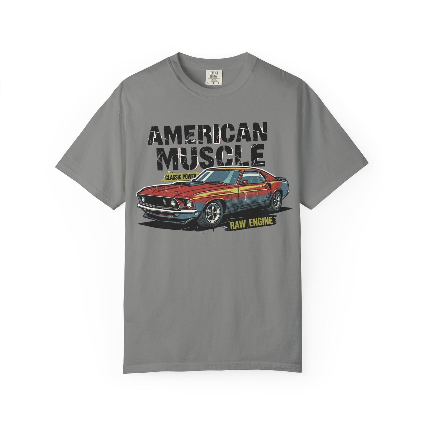 American Muscle T-Shirt, Unisex Garage Tee, Vintage Car Apparel, Auto Enthusiast Gift, Classic Car Clothing