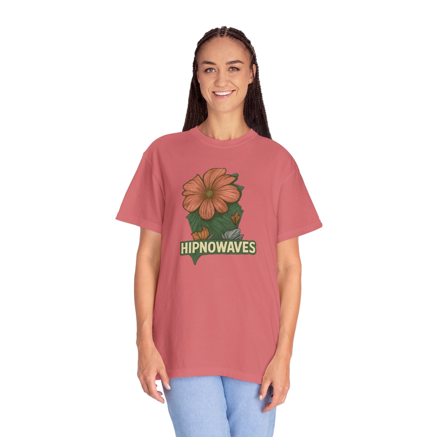 Floral Graphic T-Shirt, Unisex Apparel, Hipnowaves Tee, Nature Lover Gift, Casual Wear, Summer Essentials