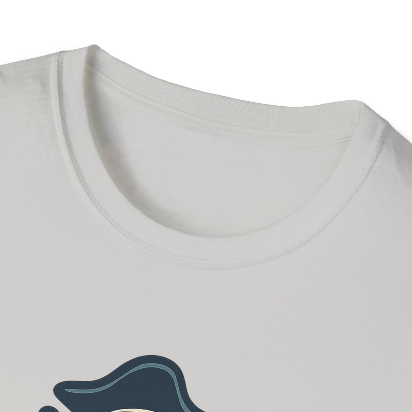 Hipnowaves Pirate T-Shirt, Unisex Softstyle Tee for Beach Lovers, Casual Wear, Gift for Sailors, Summer Adventure Shirt