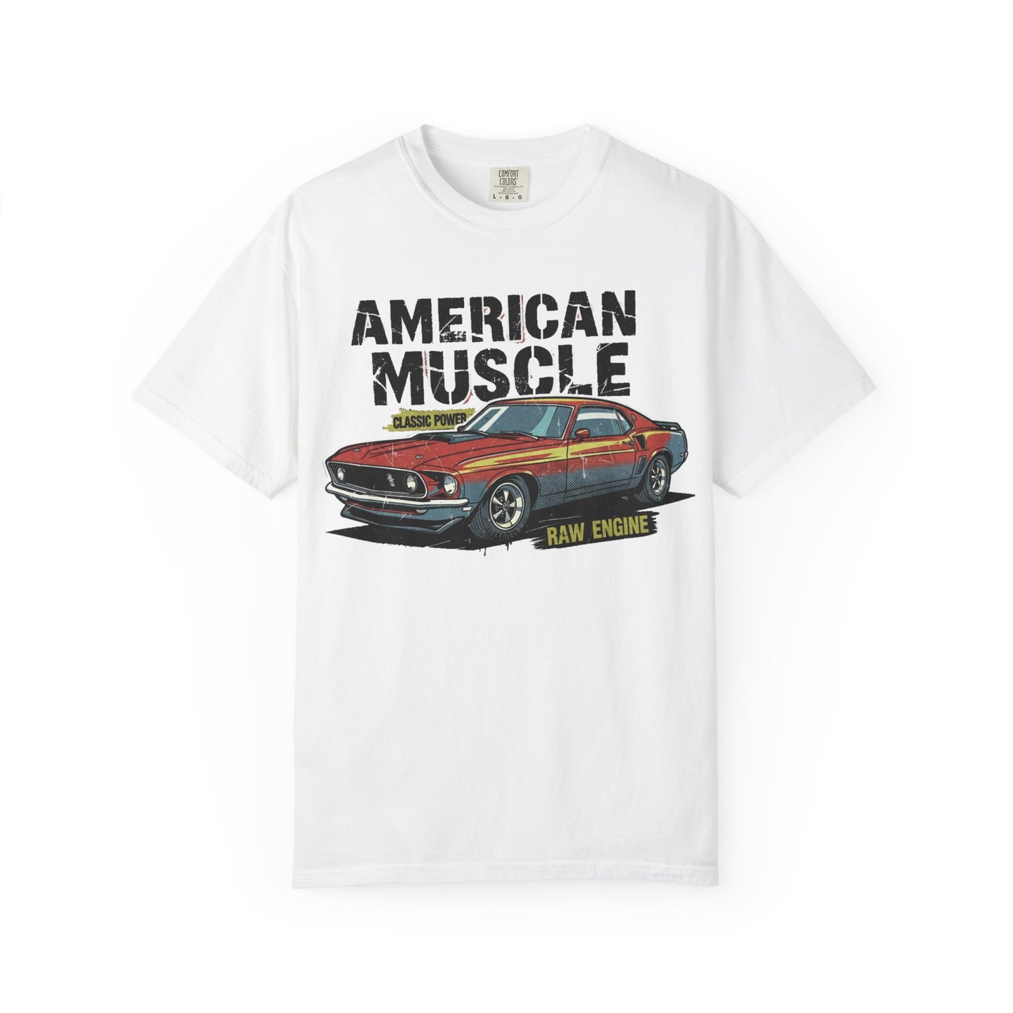 American Muscle T-Shirt, Unisex Garage Tee, Vintage Car Apparel, Auto Enthusiast Gift, Classic Car Clothing