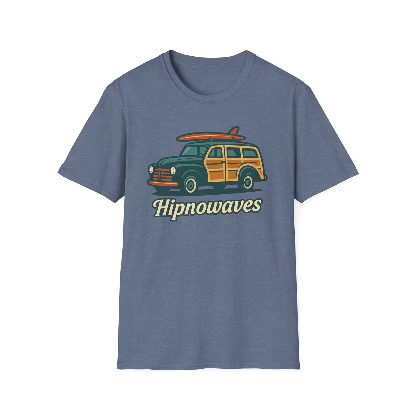 Retro Surf Vibes Unisex Softstyle T-Shirt, Beachwear, Vacation Tee, Gift for Surf Lovers, Summer Style, Cool Graphics Shirt