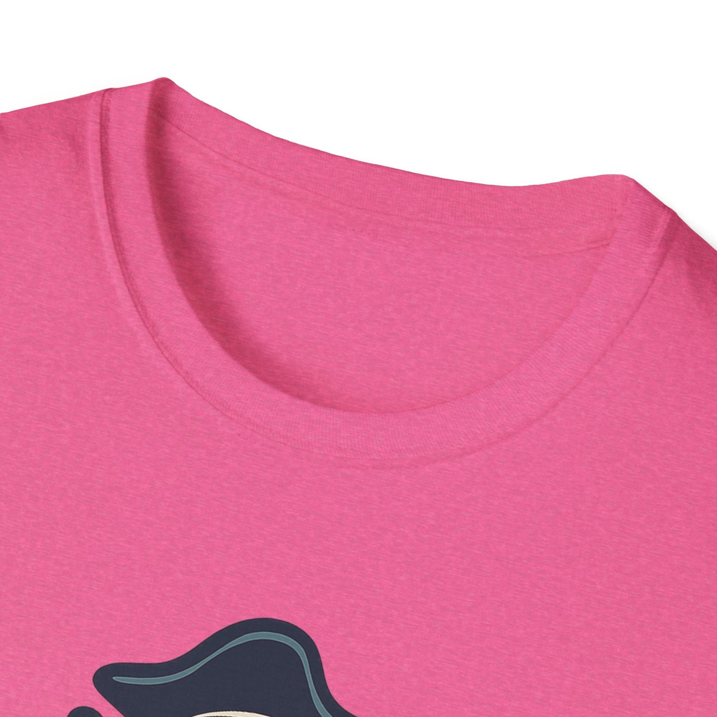 Hipnowaves Pirate T-Shirt, Unisex Softstyle Tee for Beach Lovers, Casual Wear, Gift for Sailors, Summer Adventure Shirt