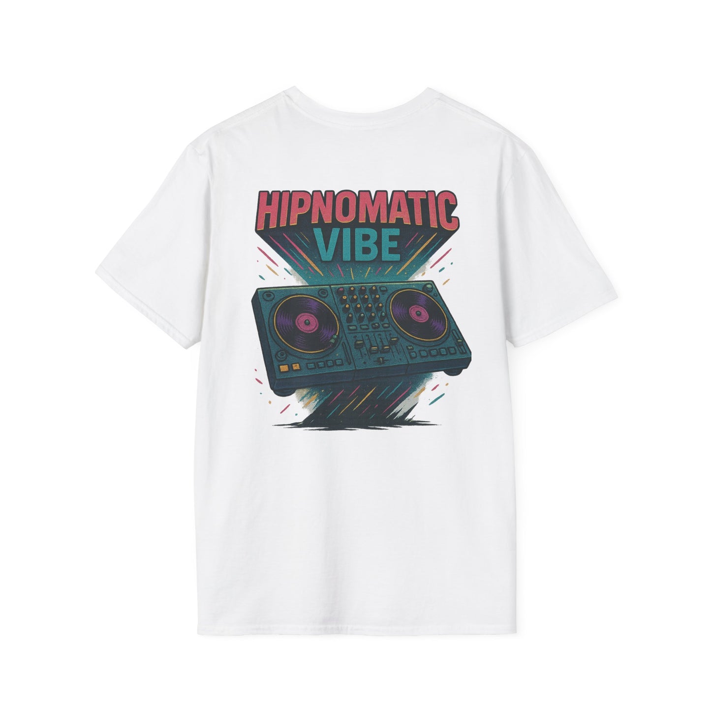 Hipnomatic Vibe Unisex T-Shirt, DJ Shirt, Music Lover Tee, Festival Apparel, Comfortable Casual Wear, Gift for Him/Her