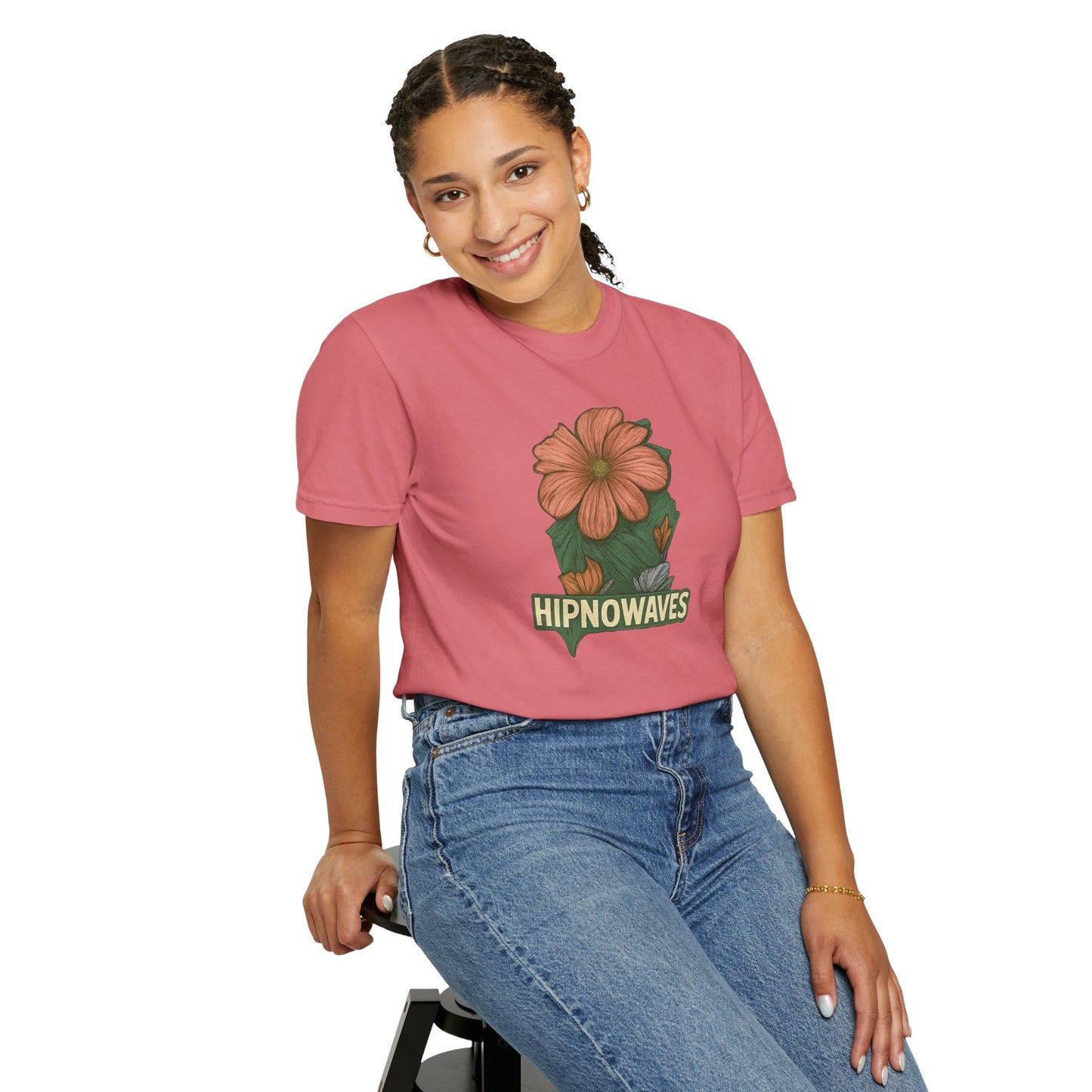 Floral Graphic T-Shirt, Unisex Apparel, Hipnowaves Tee, Nature Lover Gift, Casual Wear, Summer Essentials