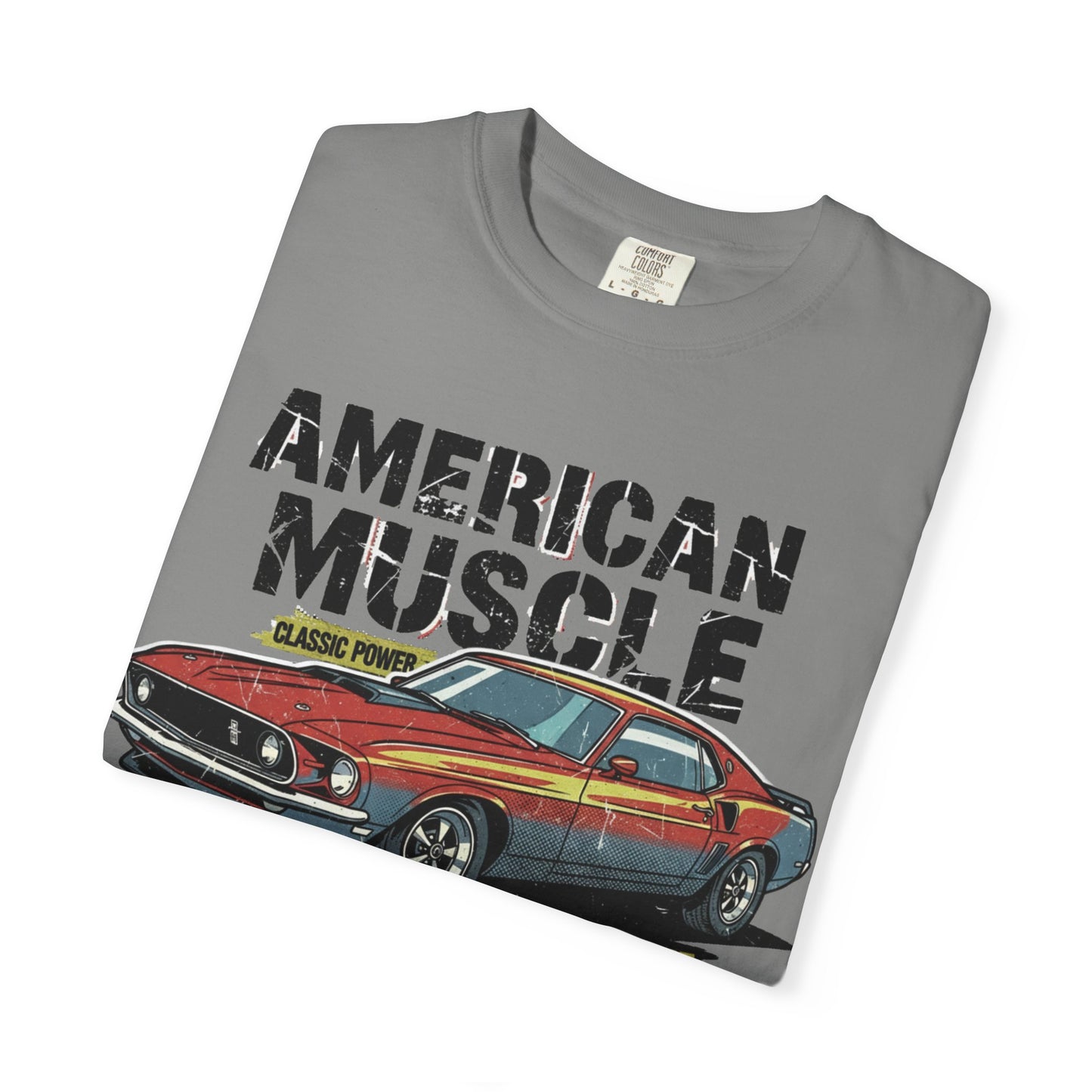 American Muscle T-Shirt, Unisex Garage Tee, Vintage Car Apparel, Auto Enthusiast Gift, Classic Car Clothing