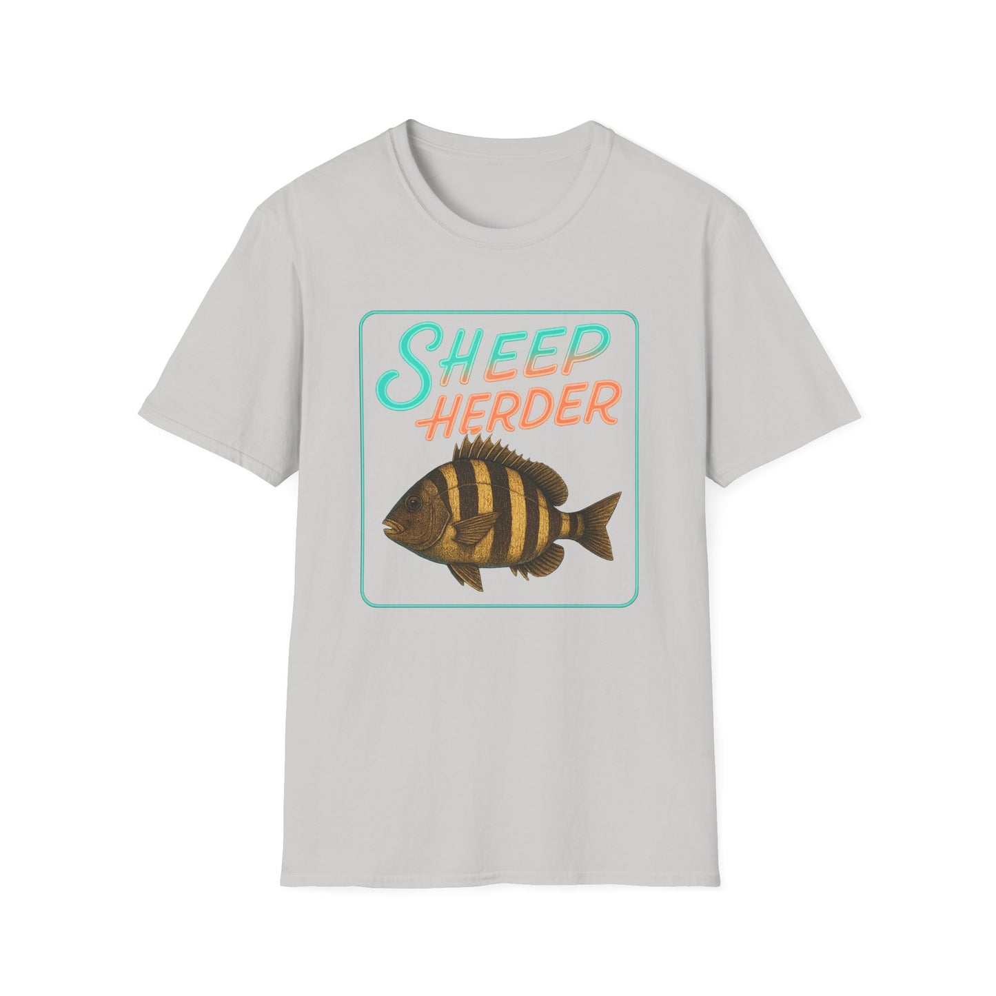 Sheep Hearder Unisex Softstyle T-Shirt