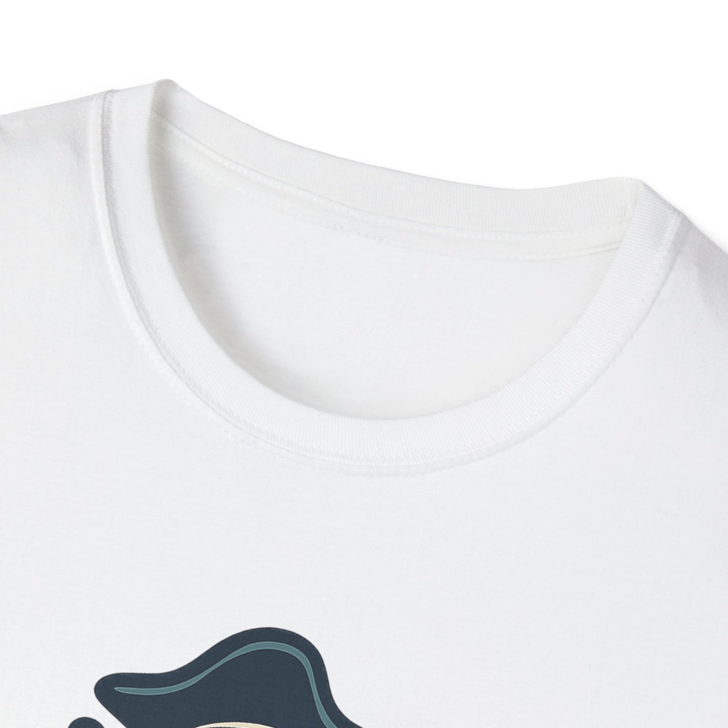 Hipnowaves Pirate T-Shirt, Unisex Softstyle Tee for Beach Lovers, Casual Wear, Gift for Sailors, Summer Adventure Shirt