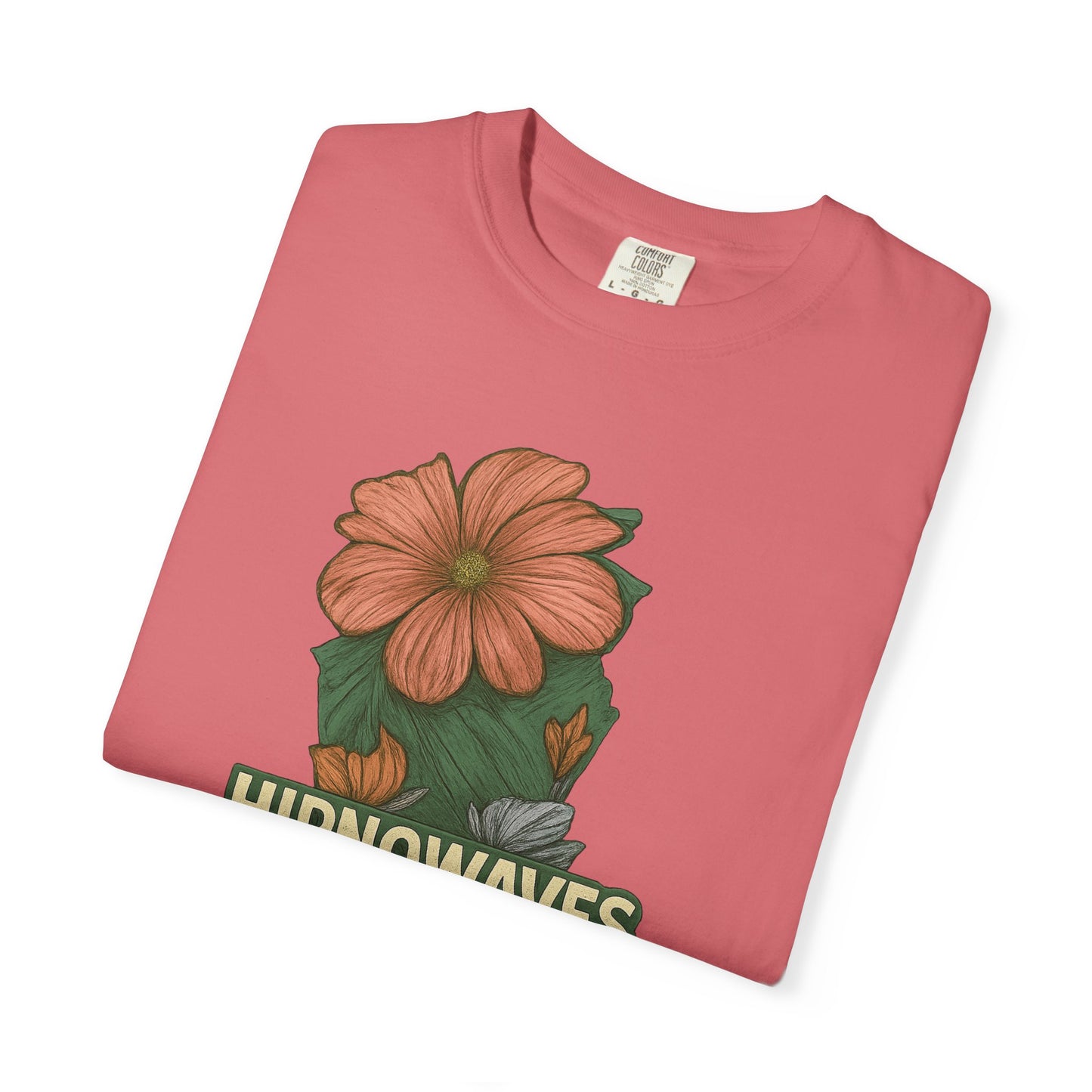 Floral Graphic T-Shirt, Unisex Apparel, Hipnowaves Tee, Nature Lover Gift, Casual Wear, Summer Essentials