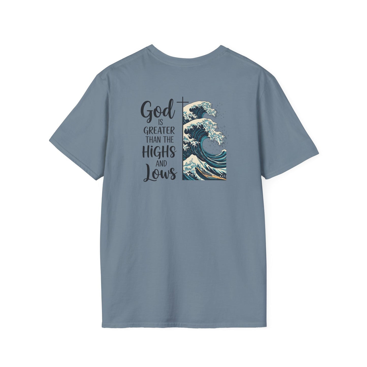 God is Greater Unisex T-Shirt - Inspirational Tee, Faith Shirt, Casual Wear, Gift for Believers, Christian Apparel