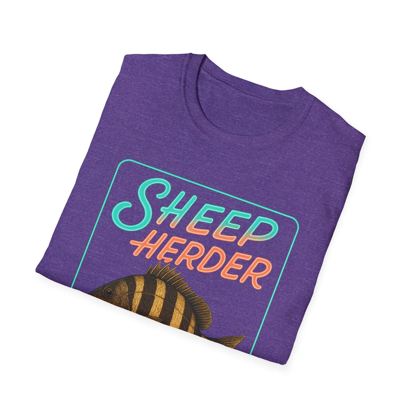 Sheep Hearder Unisex Softstyle T-Shirt
