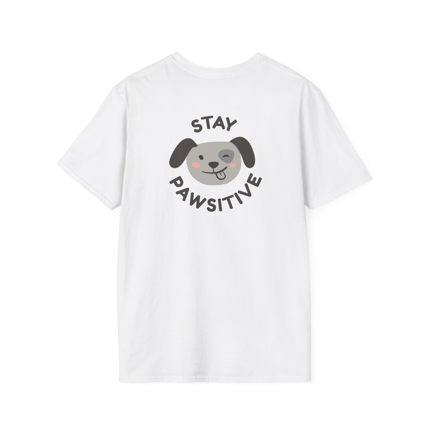 Pawsitive Vibes T-Shirt - Perfect for Dog Lovers, Animal Advocates, Pet Owners, Birthdays, Dog Day Celebrations, Casual Wear