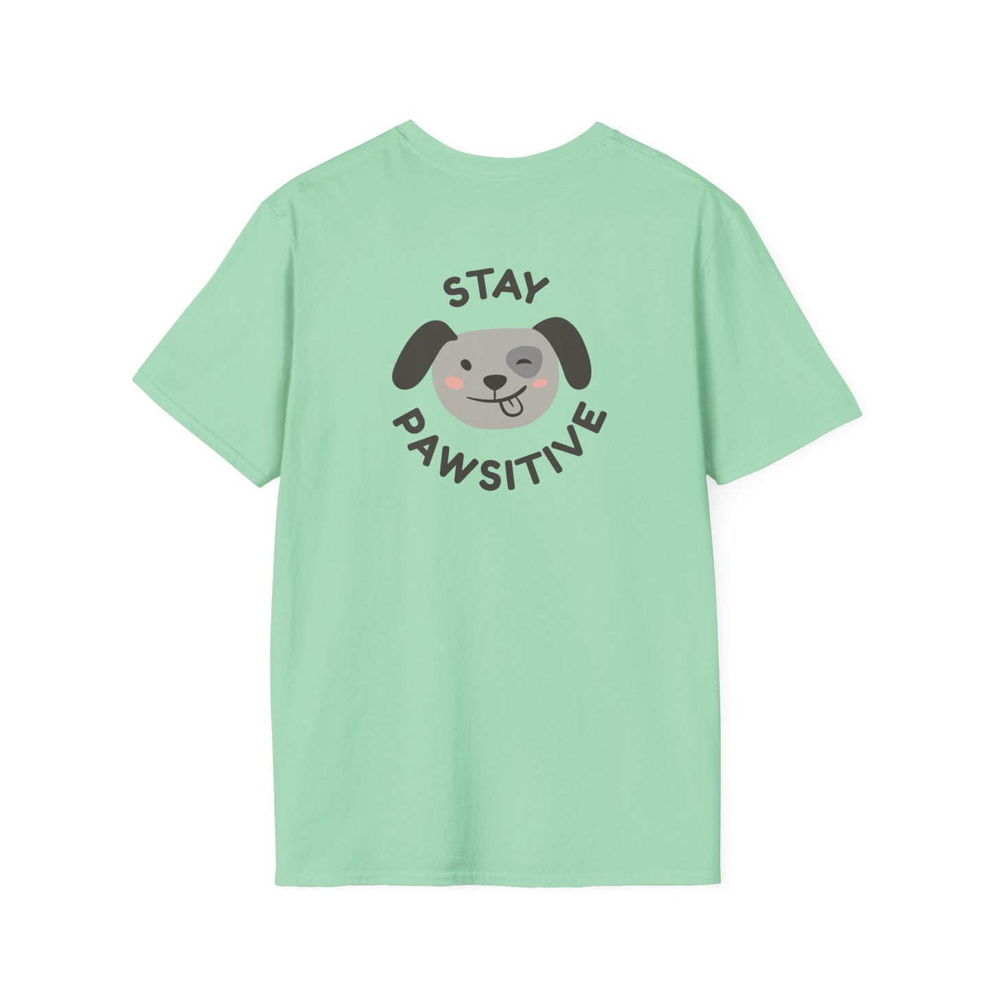 Pawsitive Vibes T-Shirt - Perfect for Dog Lovers, Animal Advocates, Pet Owners, Birthdays, Dog Day Celebrations, Casual Wear