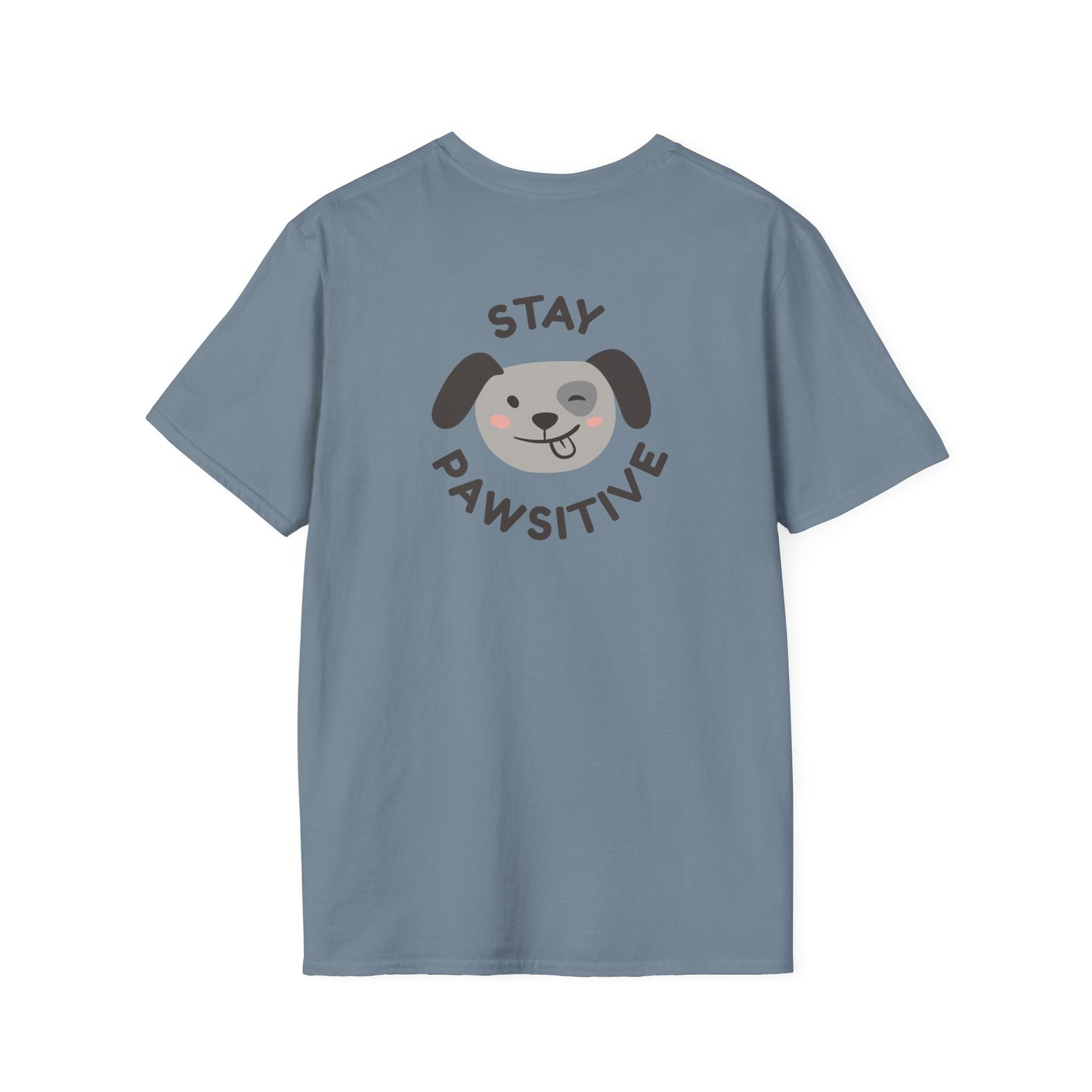 Pawsitive Vibes T-Shirt - Perfect for Dog Lovers, Animal Advocates, Pet Owners, Birthdays, Dog Day Celebrations, Casual Wear