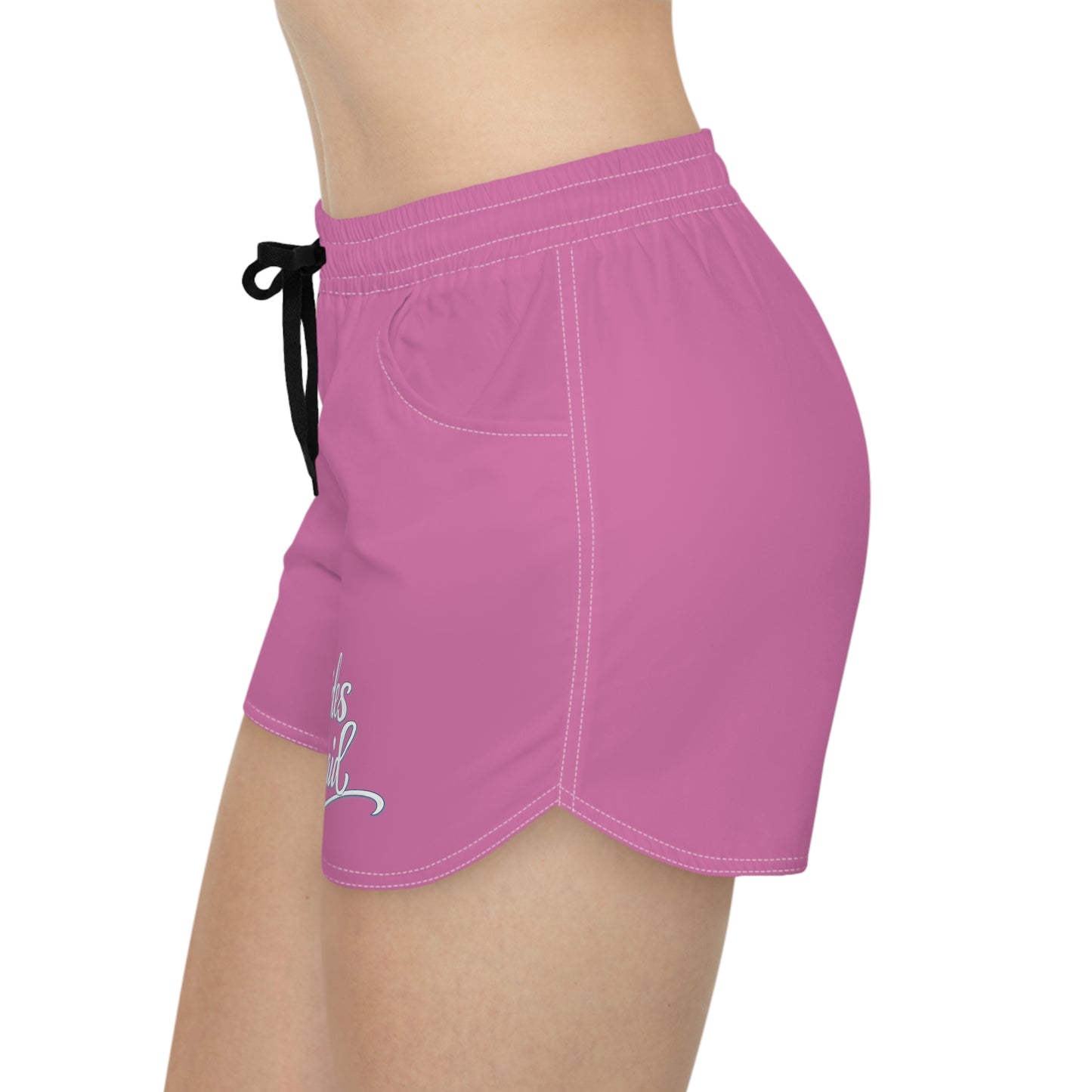 Bridesmaid Pink Lounge Shorts — 'Brides Maid' Bachelorette Party Sleepwear
