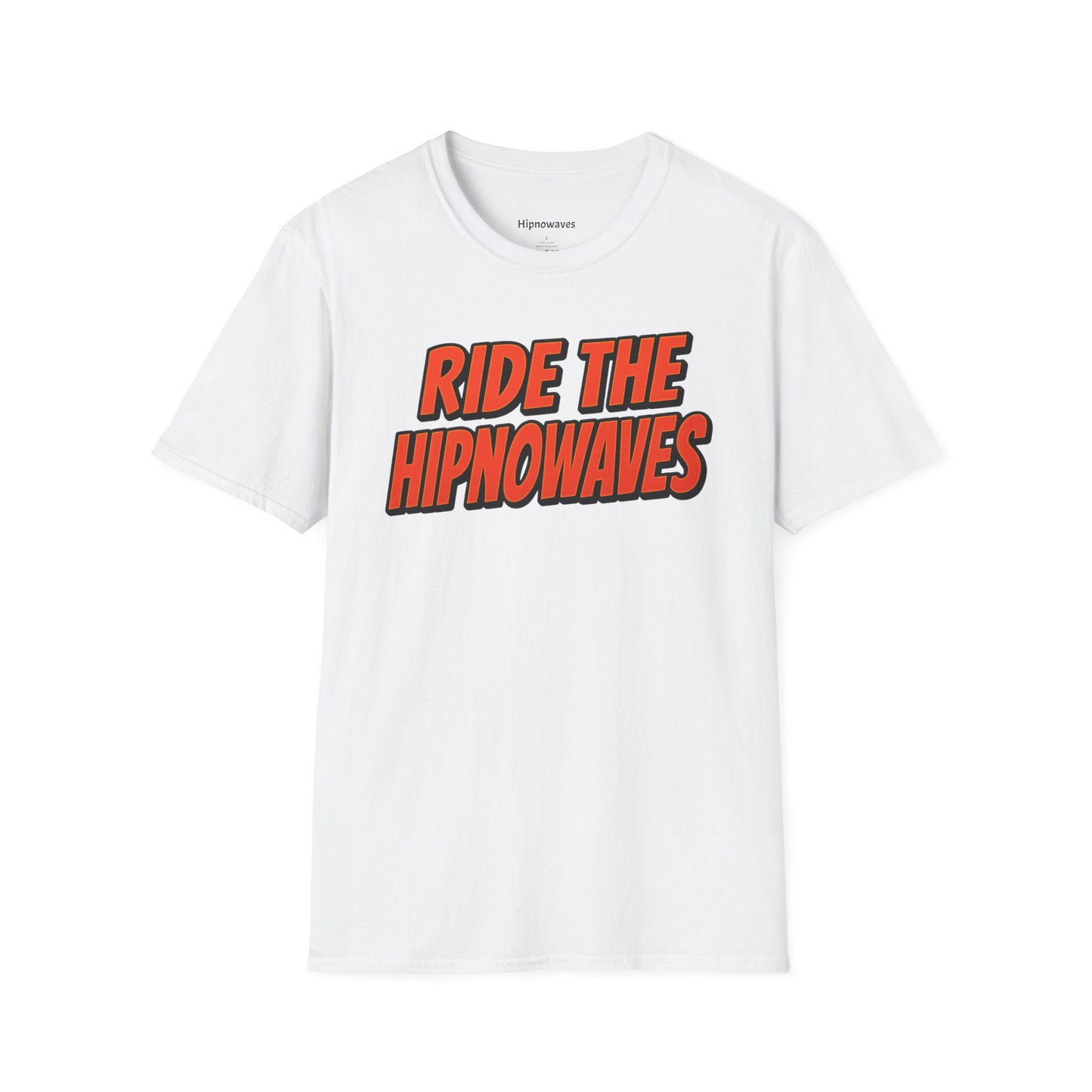 Ride the Hipnowaves Unisex Softstyle T-Shirt, Graphic Tee, Trendy Shirt, Summer Fashion, Beachwear, Gift for Music Lovers