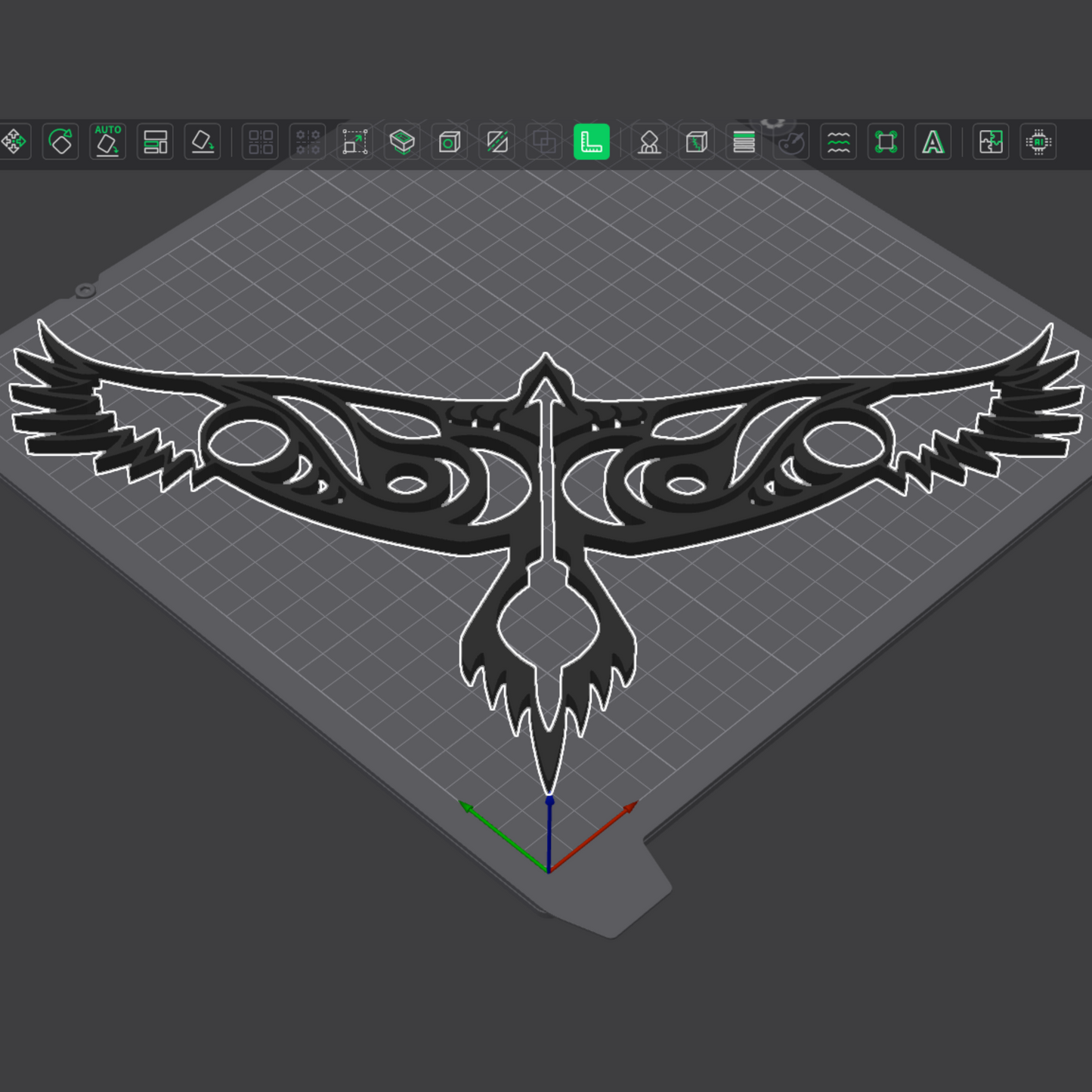 Phoenix Wall Art | Tribal Mythical Bird Decor