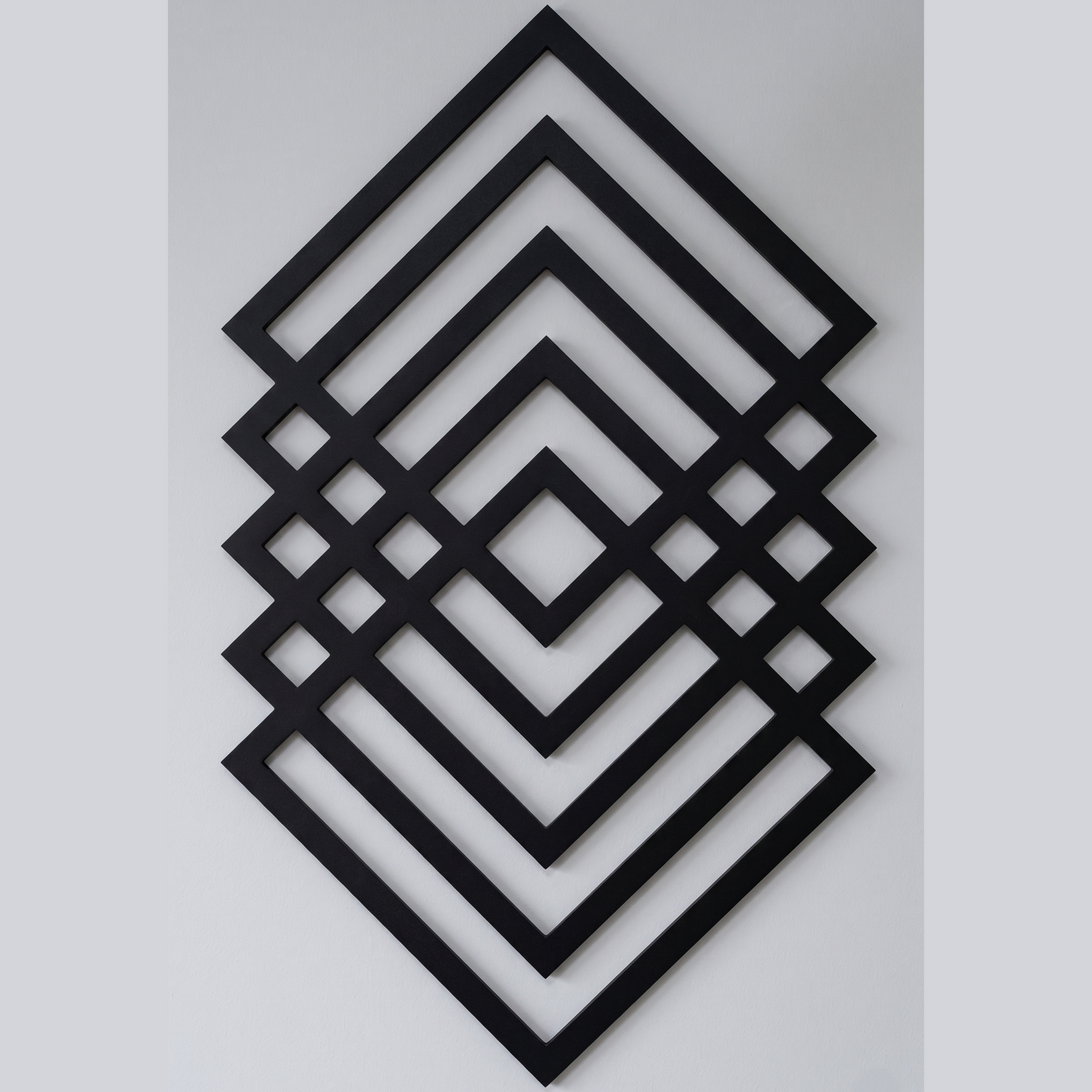 Modern Geometric Wall Art | Black Minimalist Decor