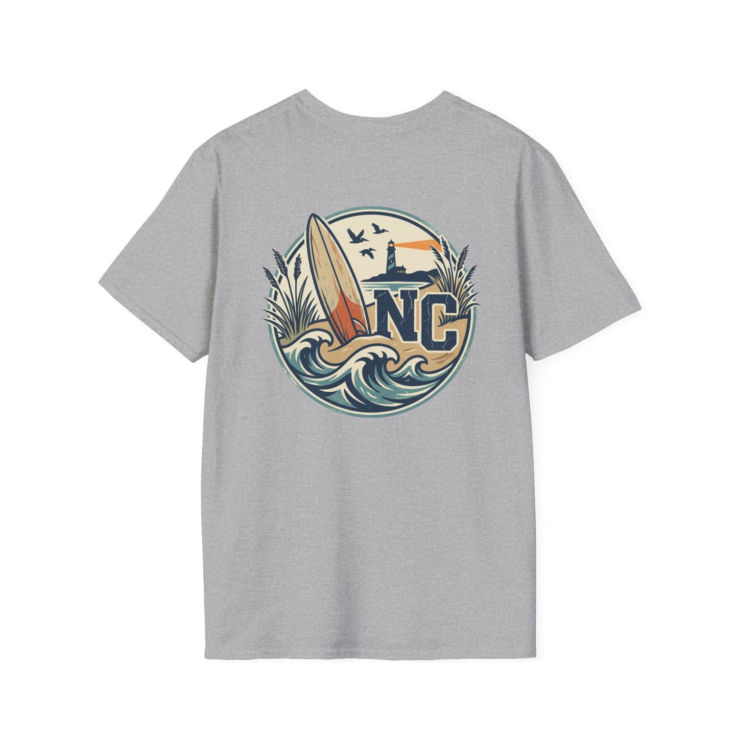 Anchor Monogram T‑Shirt — Nautical Initials Chest Logo