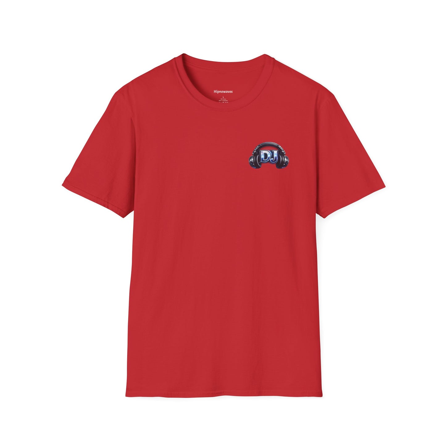 DJ Headphones Logo T‑Shirt — Minimal Electronic Music Tee