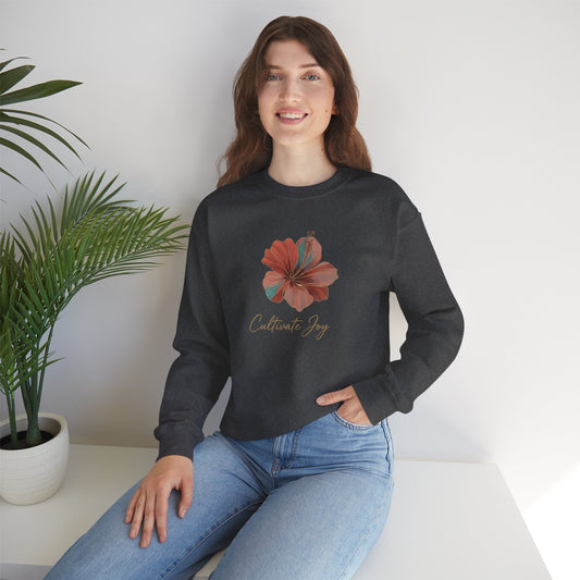 Cultivate Joy Floral Crewneck Sweatshirt