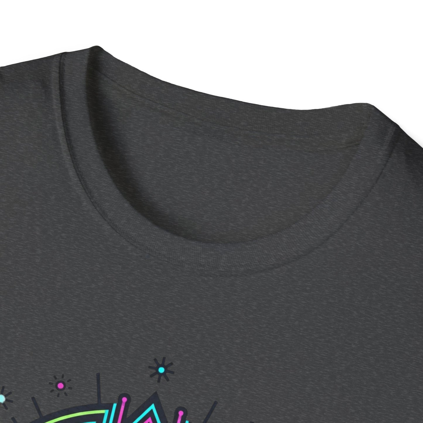 Mystic Third Eye T-Shirt — Neon Geometric Spiritual Graphic Tee