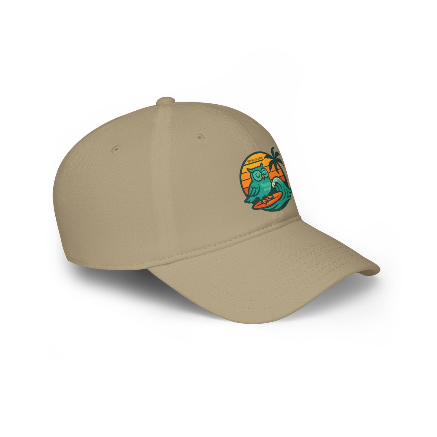 Tropical Owl Low Profile Baseball Cap