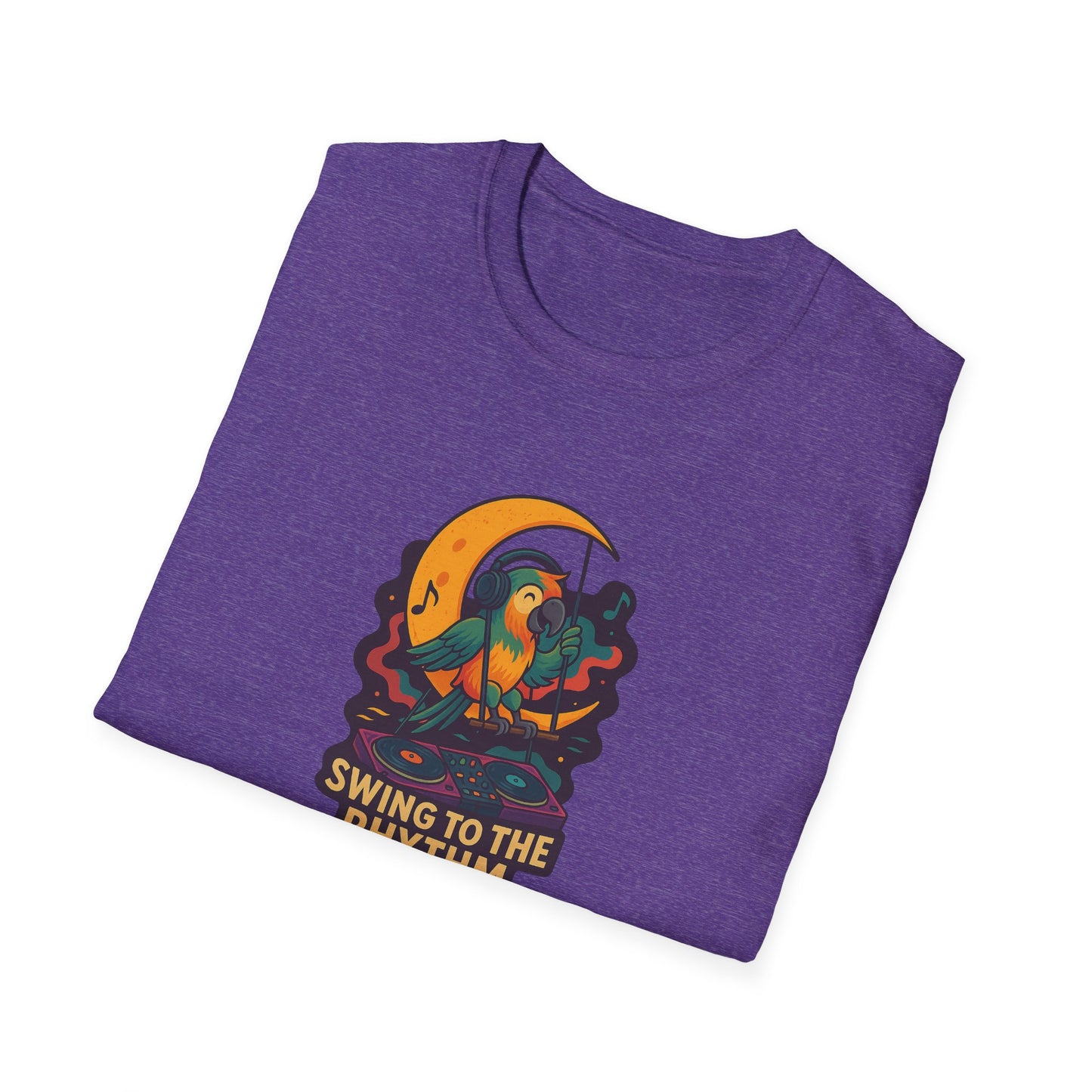 Parrot DJ Unisex Softstyle T-Shirt