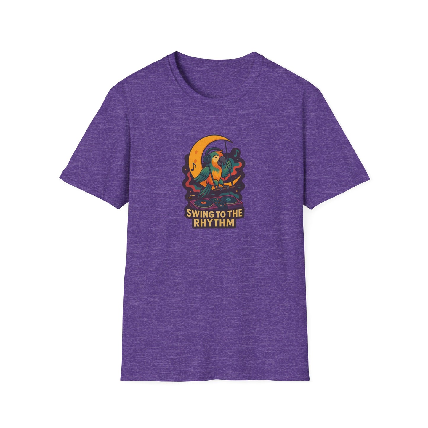 Parrot DJ Unisex Softstyle T-Shirt