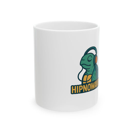Cool Turtle Hip Hop Ceramic Mug | Perfect Gift for Music Lovers, Tea & Coffee Enthusiasts, Birthday, Holiday, Home Decor
