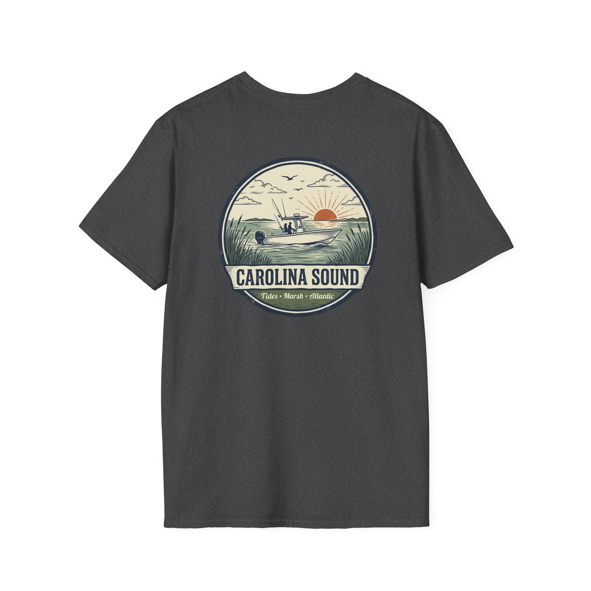 Carolina Sound Nautical 'NC' Chest Logo