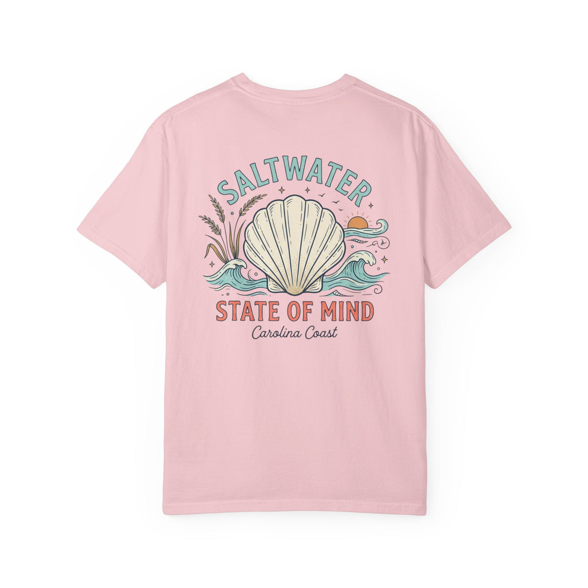 Saltwater State of Mind T-Shirt — Seashell Beach Tee