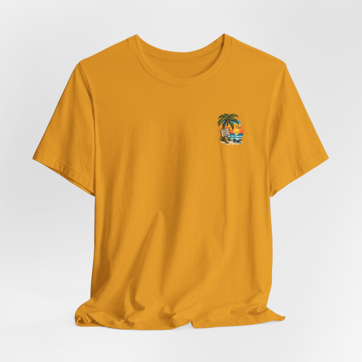 Beach Sunset T‑Shirt — Relaxing Surf & Palm Graphic Tee