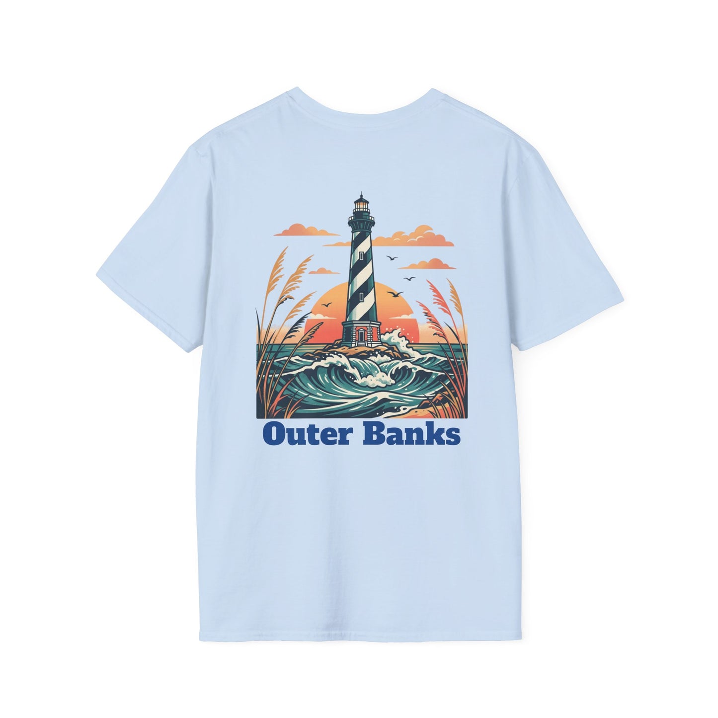 Outer Banks Nautical Anchor  T Shirt