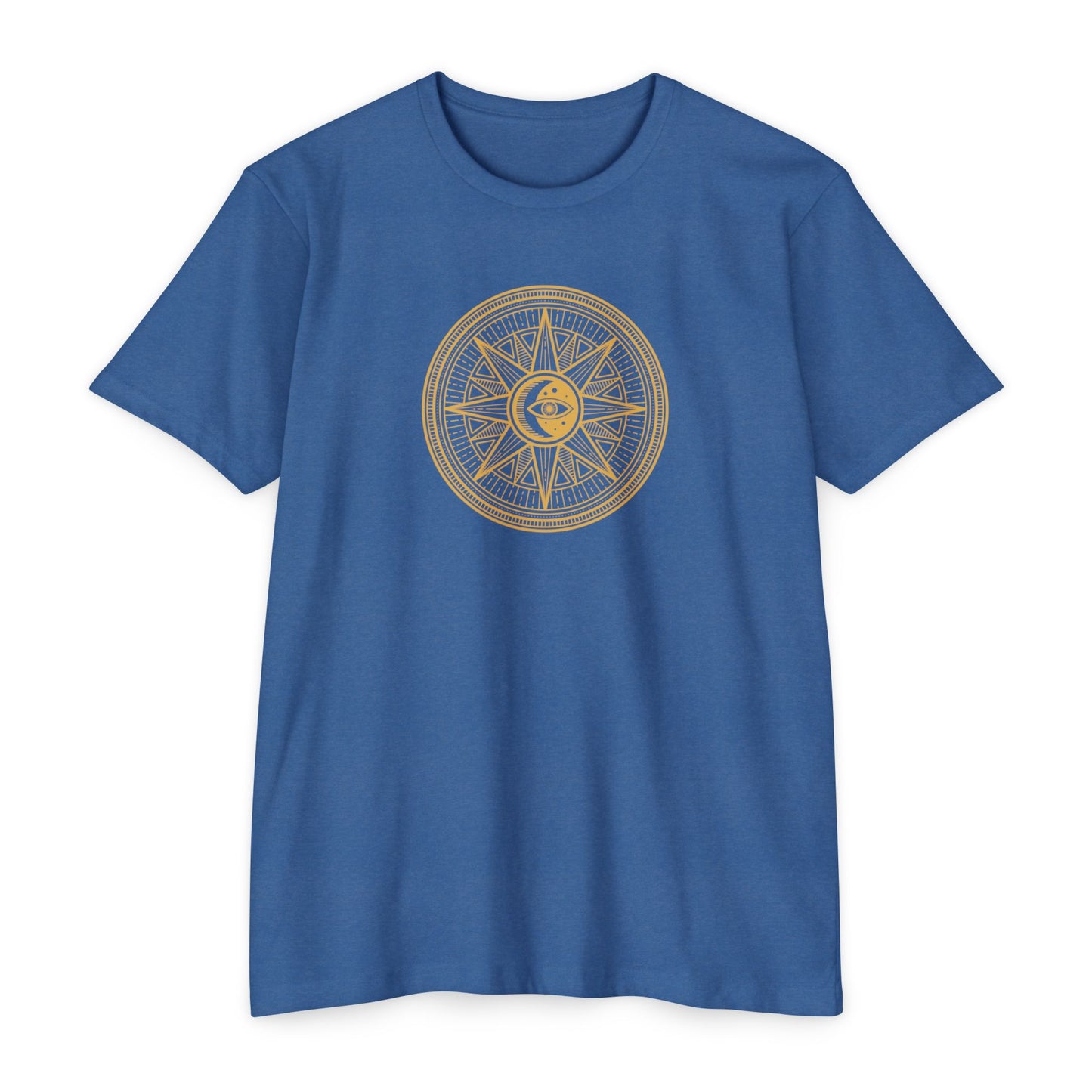 The All-Seeing Meridian T-Shirt — Sun & Moon Graphic