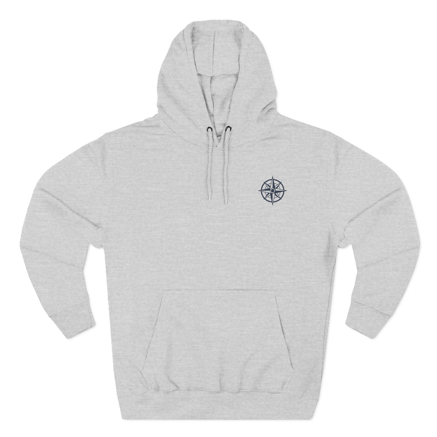 Anchor The Feeling Hoodie — Nautical Anchor Graphic Fleece Pullover