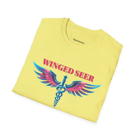 Winged Seer Unisex T-Shirt - Bohemian Medical Tee, Ethereal Spirit Shirt, Vintage Casual Wear, Unique Gift Idea, Festival Attire