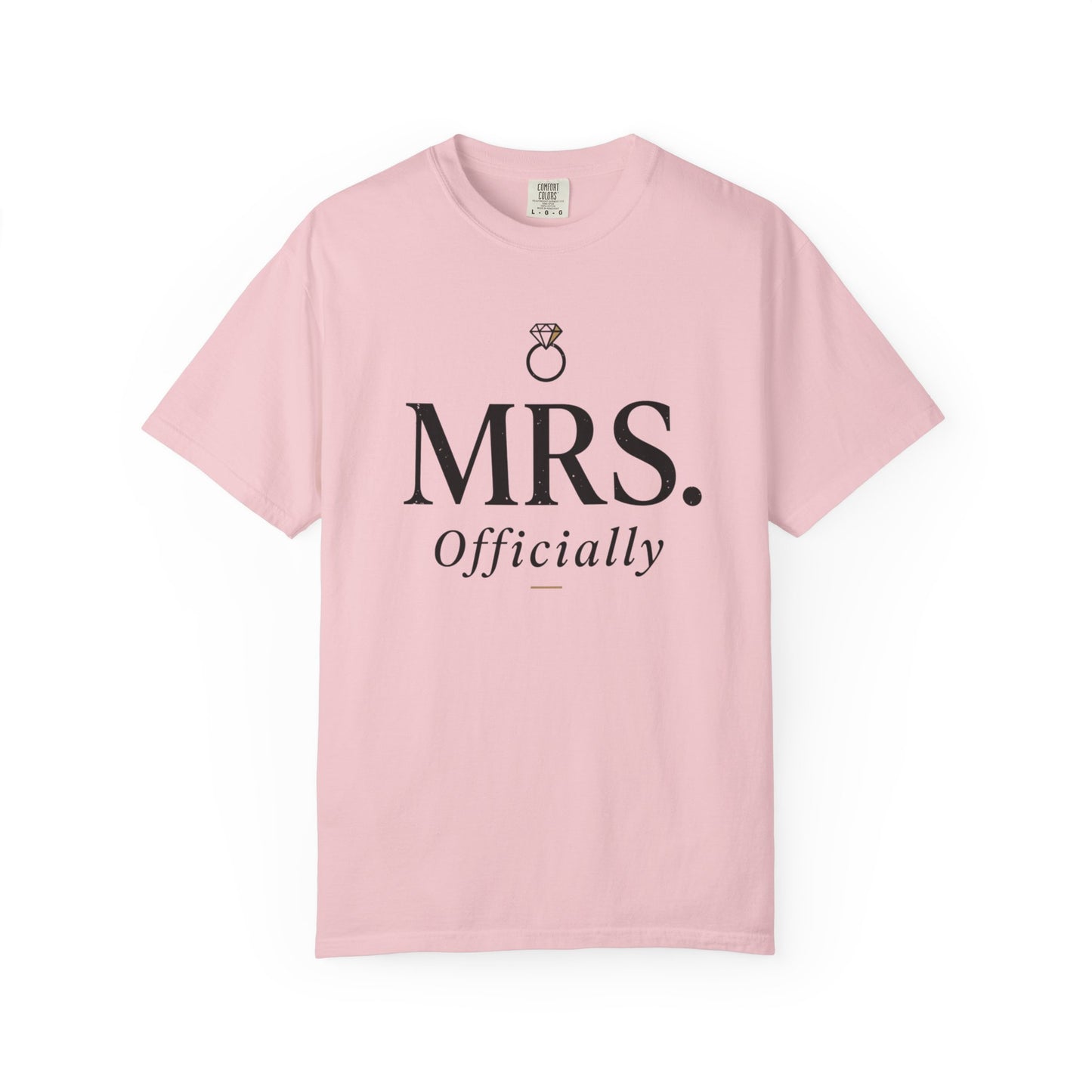 Mrs. Officially T-Shirt — Brides-to-Be Engagement Tee