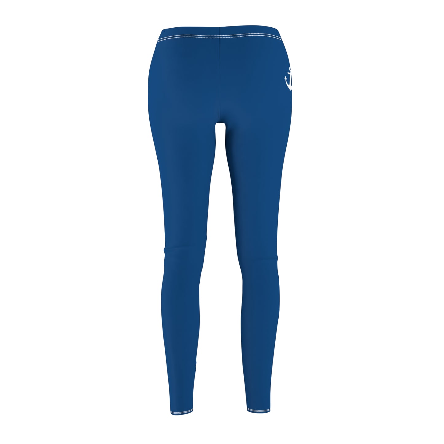 Nautical Anchor Print Women's Casual Leggings