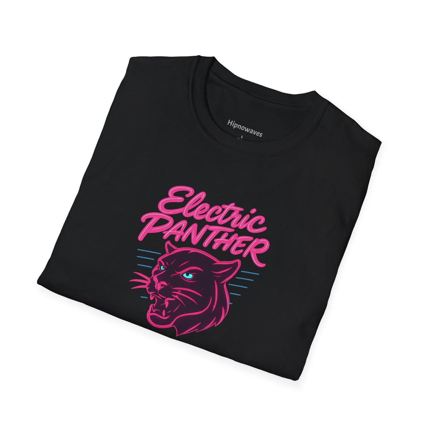 Electric Panther T-Shirt — Retro Neon Panther Graphic Tee