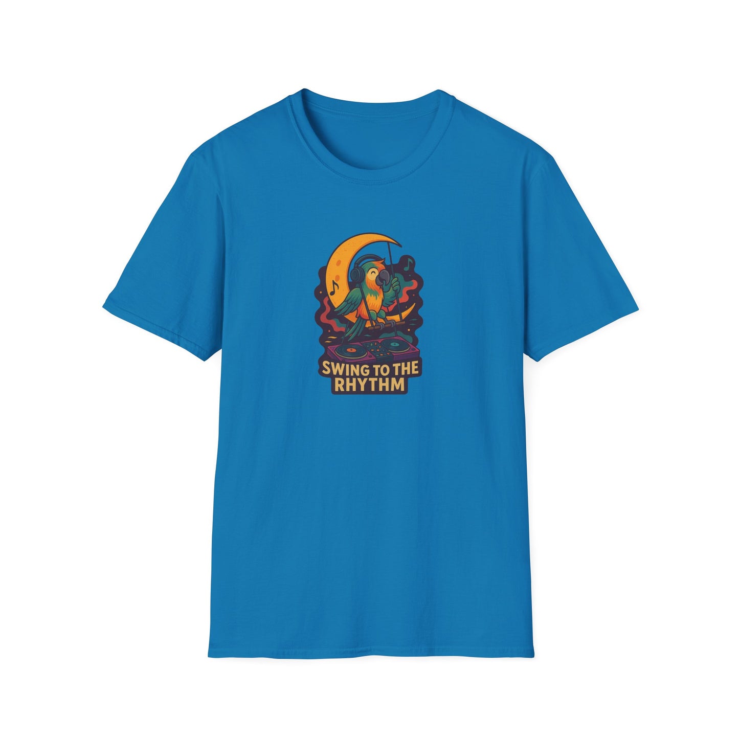 Parrot DJ Unisex Softstyle T-Shirt
