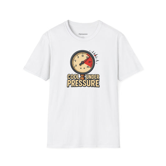 Cool Under Pressure T-Shirt | Unisex Softstyle Tee, Motivational Shirt, Casual Wear, Funny Apparel