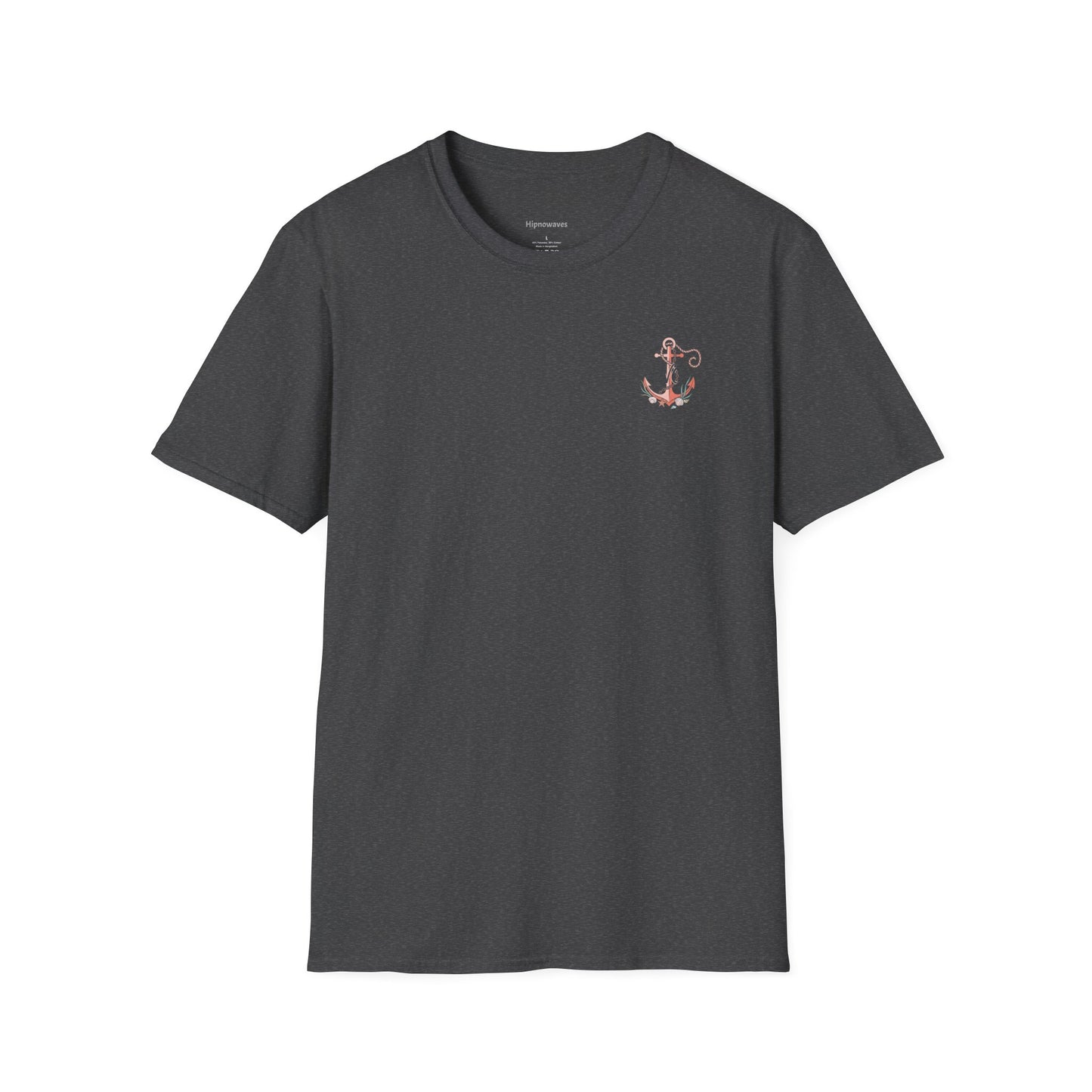 Anchor Monogram T-Shirt — Nautical Initials Beach Tee