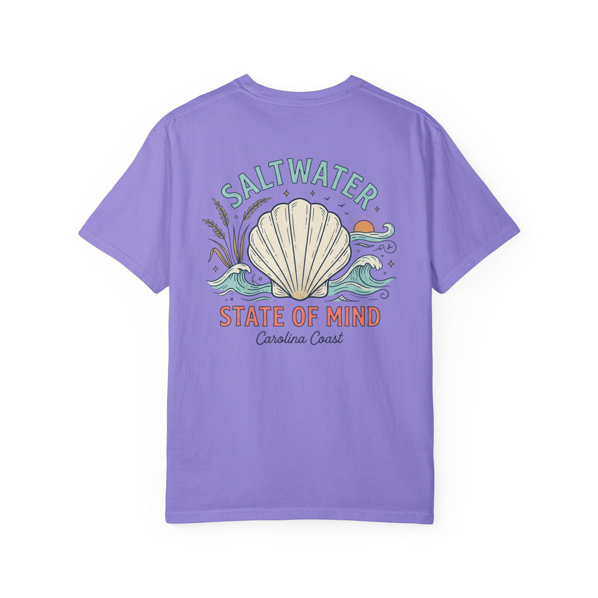 Saltwater State of Mind T-Shirt — Seashell Beach Tee
