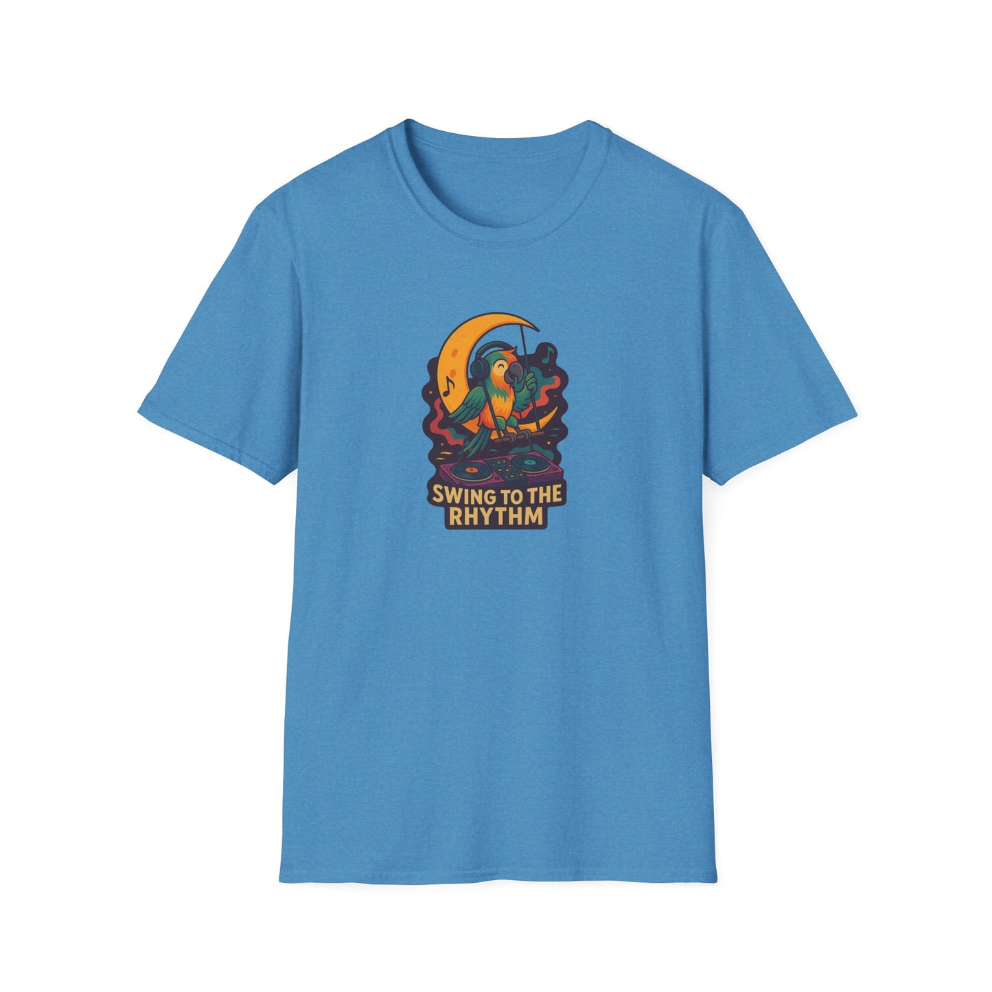 Parrot DJ Unisex Softstyle T-Shirt