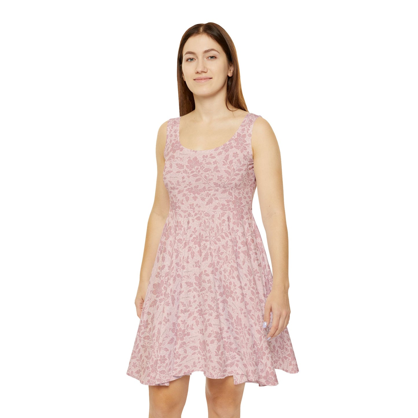 Floral Women's Skater Dress - Perfect for Spring Outings