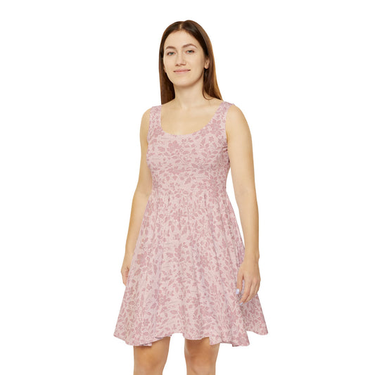 Floral Women's Skater Dress - Perfect for Spring Outings